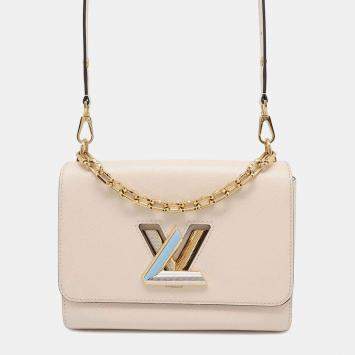 Pre Owned Louis Vuitton Ivory Epi Leather Twist MM Bag