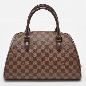 Pre Owned Louis Vuitton Damier Ebene Canvas Ribera MM Bag