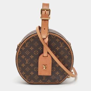 Pre Owned Louis Vuitton Monogram Canvas Petite Boite Chapeau Bag