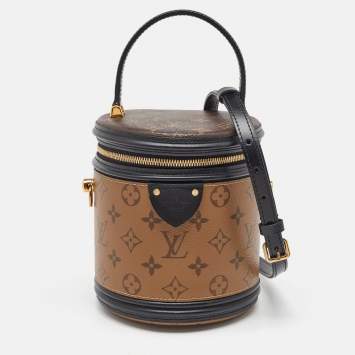 Pre Owned Louis Vuitton Monogram Reverse Canvas Cannes Bag