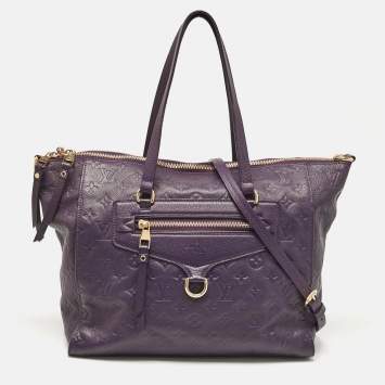 Pre Owned Louis Vuitton Flamme Empreinte Leather Lumineuse PM Bag