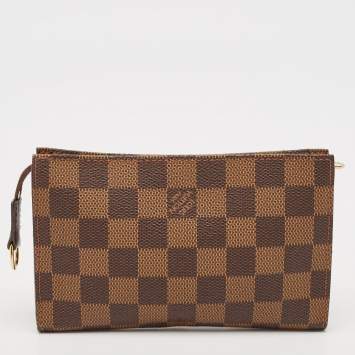 Pre Owned Louis Vuitton Damier Ebene Canvas Marais Pochette