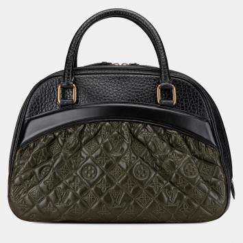 Louis Vuitton Black Green Monogram Mizi Vienna Shoulder Bag