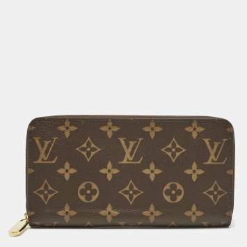 Louis Vuitton Monogram Canvas Zippy Wallet 