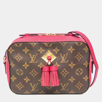 Pre Owned Louis Vuitton Brown/Freesia Monogram Saintonge Shoulder Bag