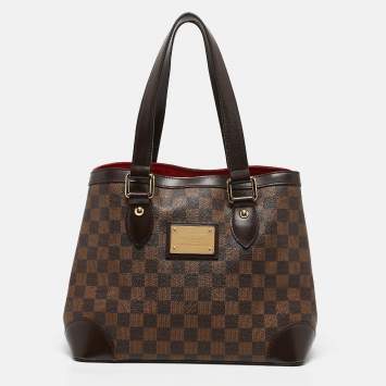 Pre Owned Louis Vuitton Damier Ebene Canvas Hampstead PM Bag