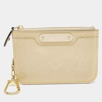Louis Vuitton Citrine Monogam Vernis Pochette Cles Coin Purse