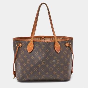 Pre Owned Louis Vuitton Monogram Canvas Neverfull PM Bag