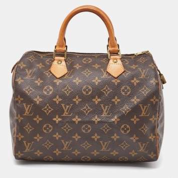 Pre Owned Louis Vuitton Monogram Canvas Speedy 30 Bag