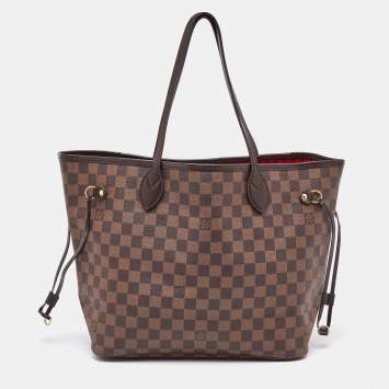 Pre Owned Louis Vuitton Damier Ebene Canvas Neverfull MM Bag