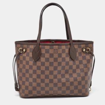 Pre Owned Louis Vuitton Damier Ebene Canvas Neverfull PM Bag