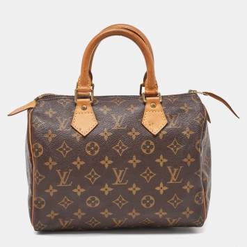 Pre Owned Louis Vuitton Monogram Canvas Speedy 25 Bag