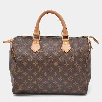 Pre Owned Louis Vuitton Monogram Canvas Speedy 30 Bag