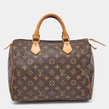 Pre Owned Louis Vuitton Monogram Canvas Speedy 30 Bag