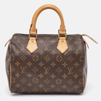 Pre Owned Louis Vuitton Monogram Canvas Speedy 25 Bag