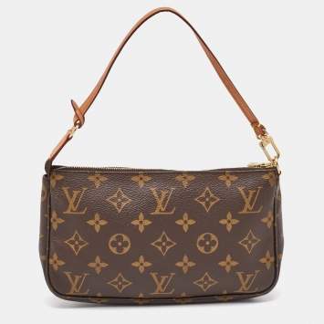 Pre Owned Louis Vuitton Monogram Canvas Pochette Accessoires Bag