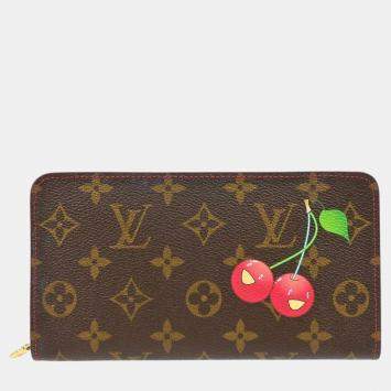 Pre Owned Louis Vuitton Monogram Canvas Cherry Porte Monnaie Zip Wallet