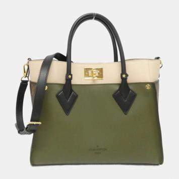 Pre Owned Louis Vuitton Multicolor Leather On My Side MM Handbag