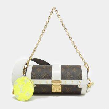 Pre Owned Louis Vuitton Brown Monogram Canvas Papillon Trunk Shoulder Bag