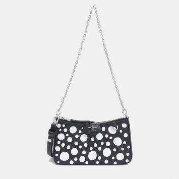 Pre Owned Louis Vuitton Black Monogram Empreinte Leather YK Easy Pouch Accessory Shoulder Bag