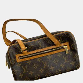 Pre Owned Louis Vuitton Brown Monogram Cite Mm Bag