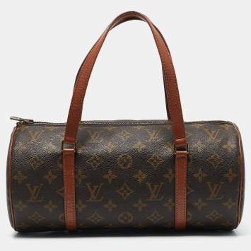 Pre Owned Louis Vuitton Monogram Canvas Papillon 30 Bag