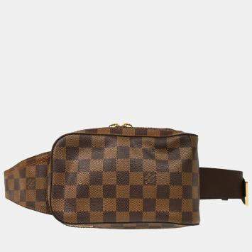 Pre Owned Louis Vuitton Damier Ebene Canvas Geronimos Bum Bag