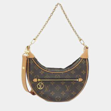 Pre Owned Louis Vuitton Monogram Canvas Loop Shoulder Bag