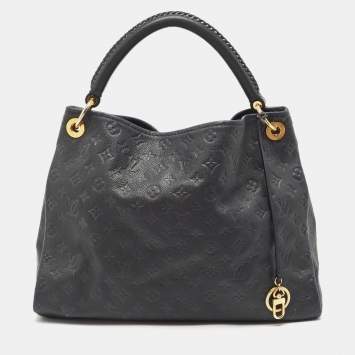 Pre Owned Louis Vuitton Bleu Infini Monogram Empreinte Leather Artsy MM Bag