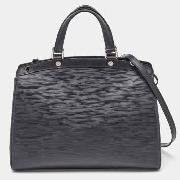 Pre Owned Louis Vuitton Black Epi Leather Brea GM Bag