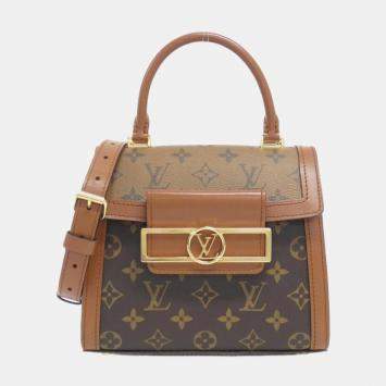 Pre Owned Louis Vuitton Monogram Reverse Dauphine Capitale Handbag