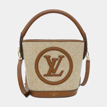 Pre Owned Louis Vuitton Beige/Brown Spring In The City Petite Bucket Handbag
