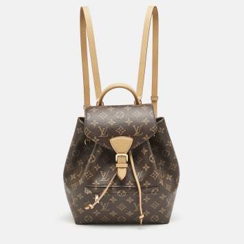 Pre Owned Louis Vuitton Monogram Canvas Montsouris PM Backpack