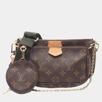 Pre Owned Louis Vuitton Brown Monogram Canvas Multi Pochette Accessoires Shoulder Bag