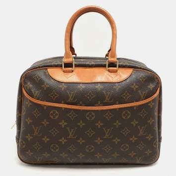 Pre Owned Louis Vuitton Monogram Canvas Deauville Bag