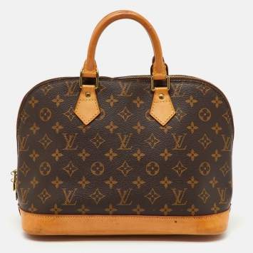 Pre Owned Louis Vuitton Monogram Canvas Alma PM Bag
