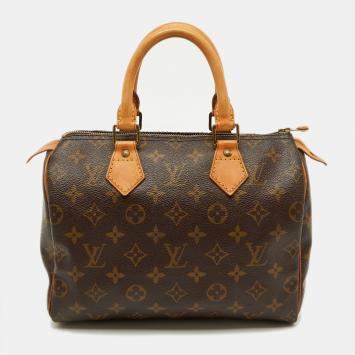Pre Owned Louis Vuitton Monogram Canvas Speedy 25 Bag