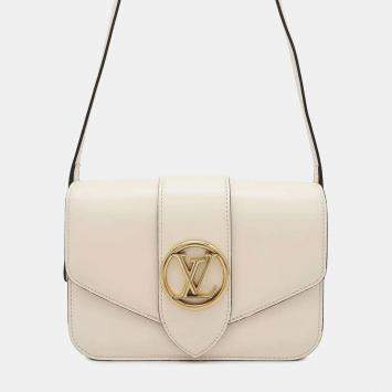 Pre Owned Louis Vuitton Smooth Cowhide Leather Pont Neuf Shoulder Bag