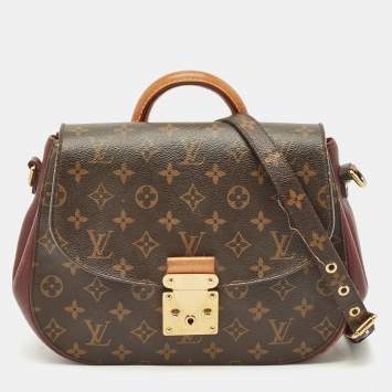 Pre Owned Louis Vuitton Bordeaux Monogram Canvas Eden MM Bag