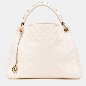 Louis Vuitton White Monogram Empreinte Artsy MM