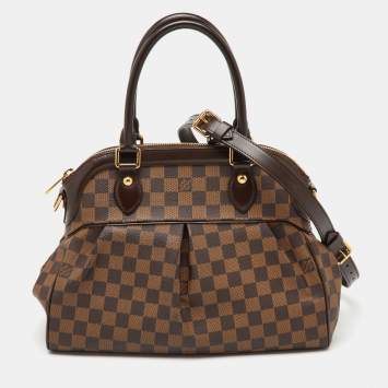 Pre Owned Louis Vuitton Damier Ebene Canvas Trevi PM Bag