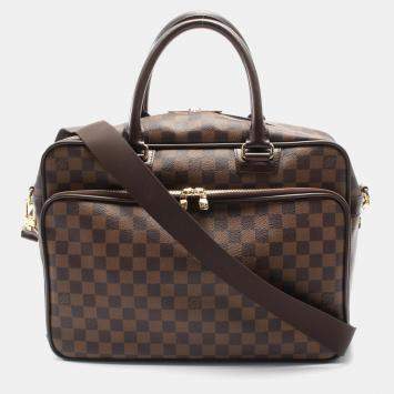 Louis Vuitton Ebene Damier Ikar Briefcase Business Bag