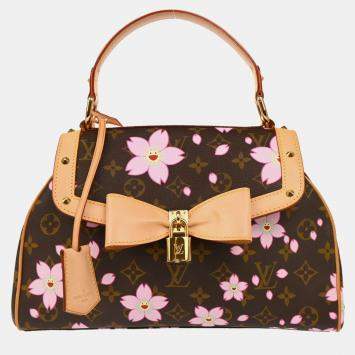 Pre Owned Louis Vuitton Monogram Cherry Blossom Sac Retro PM Handbag
