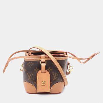 Pre Owned Louis Vuitton Brown Monogram Canvas Noe Shoulder Bag