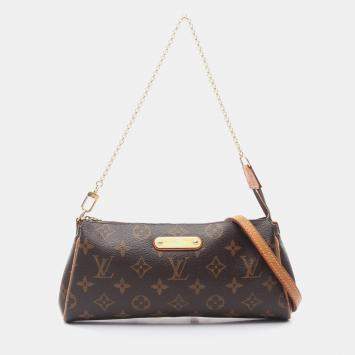Pre Owned Louis Vuitton Brown Monogram Canvas Eva Chain Shoulder Bag