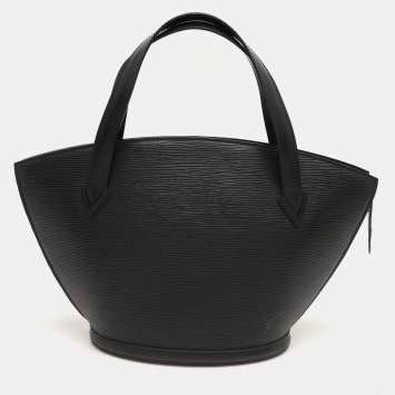 Pre Owned Louis Vuitton Black Epi Leather Saint Jacques PM Bag