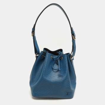 Louis Vuitton Blue Epi Leather Petit Noe Bag
