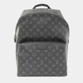 Pre Owned Louis Vuitton Black Monogram Eclipse Canvas Backpack