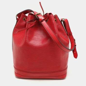 Louis Vuitton Red Epi Leather Noe Bag