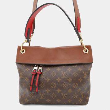 Pre Owned Louis Vuitton Brown Monogram Tuileries Besace Shoulder Bag
